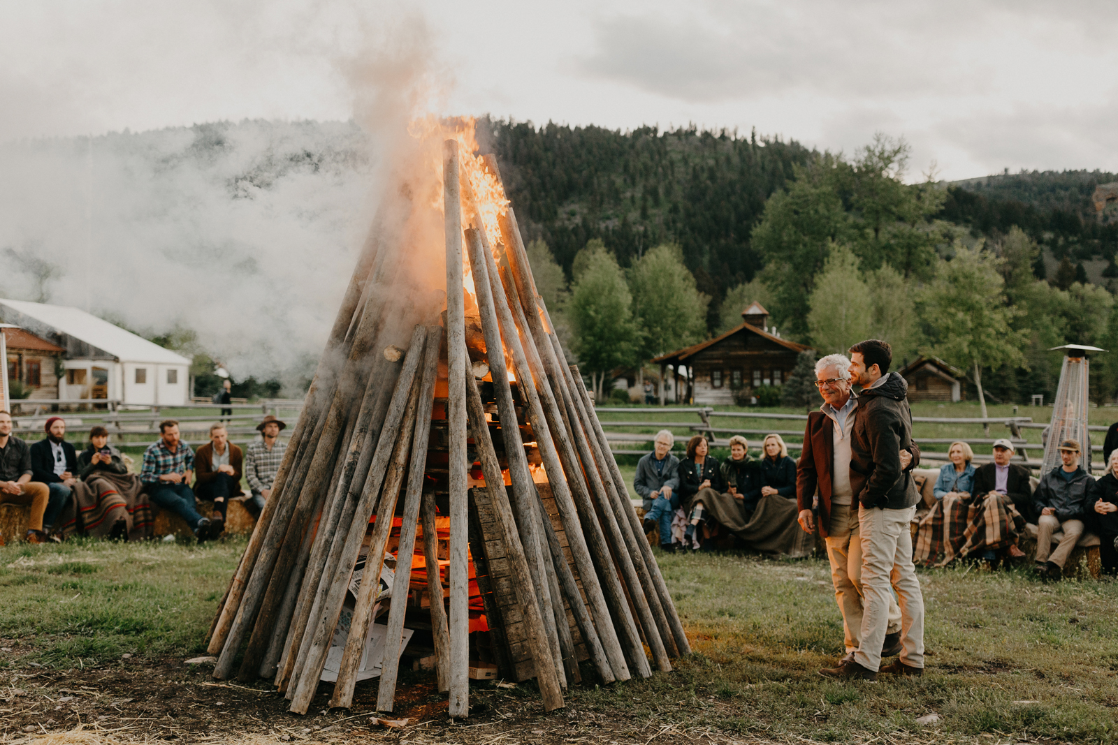 wedding bonfire